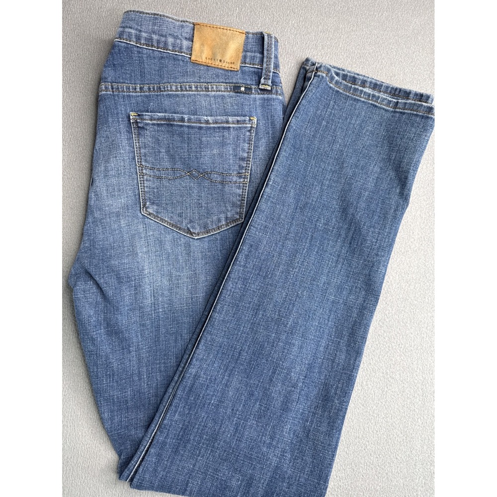 Lucky Brand Jeans Womens 8 Blue Sweet Straight Leg Medium Wash Denim‎